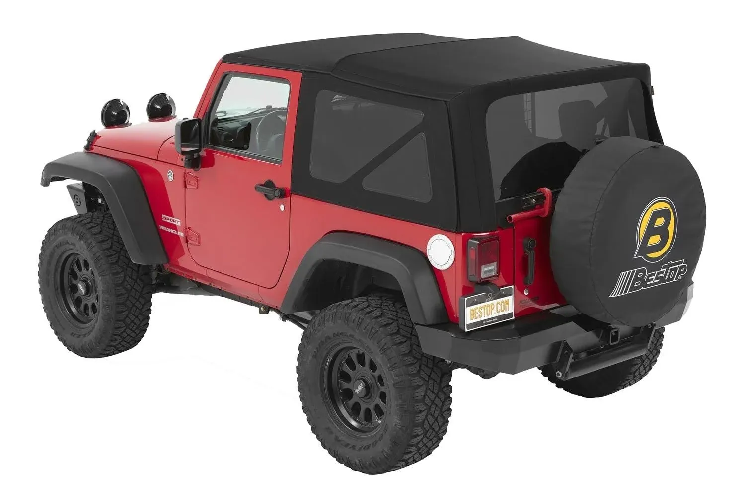 Supertop - Jeep '07-18 Wrangler JK 2-Door (Premium Black Twill)