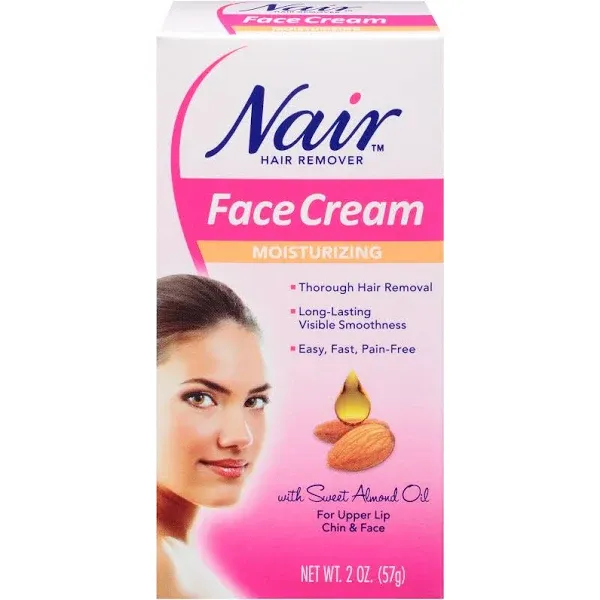 Nair Hair Remover Moisturizing Face Cream - 2 oz box