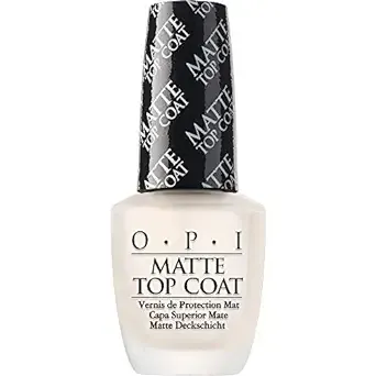 OPI Nail Polish Top Coat, Matte Finish, Seals in Color, Prevent Scratches or Chipping, Up to 7 Days of Wear, 0.5 fl oz