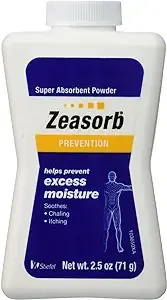 Special Pack of 6 Zeasorb Super Absorbent Powder 2.5 oz (70.9 g)