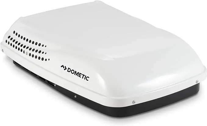 Dometic Penguin II Low Profile Rooftop Air Conditioner - Single or Multi Zone AC with Ducted and Non Ducted Application - 13.5k BTU Portable White Air Conditioner for RVs, Trailers, and Campers White