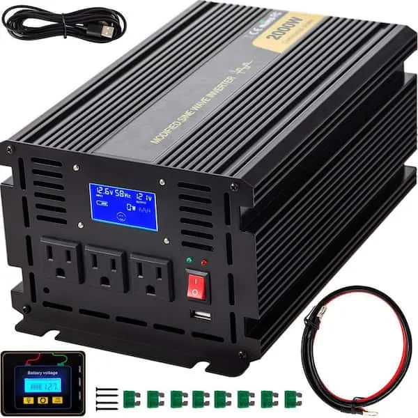 VEVOR Power Inverter 2000W Modified Sine Wave