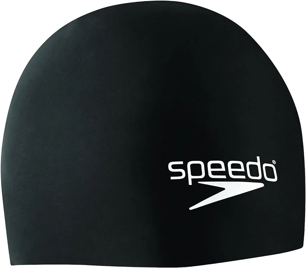 Speedo Unisex-Adult Swim Cap Silicone Elastomeric