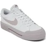 Nike Court Legacy Lift White Smokey Mauve Women's