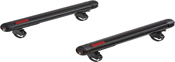 YAKIMA, FatCat EVO Premium Ski & Snowboard Mount, Rides Quietly, Fits Most Roof Racks 