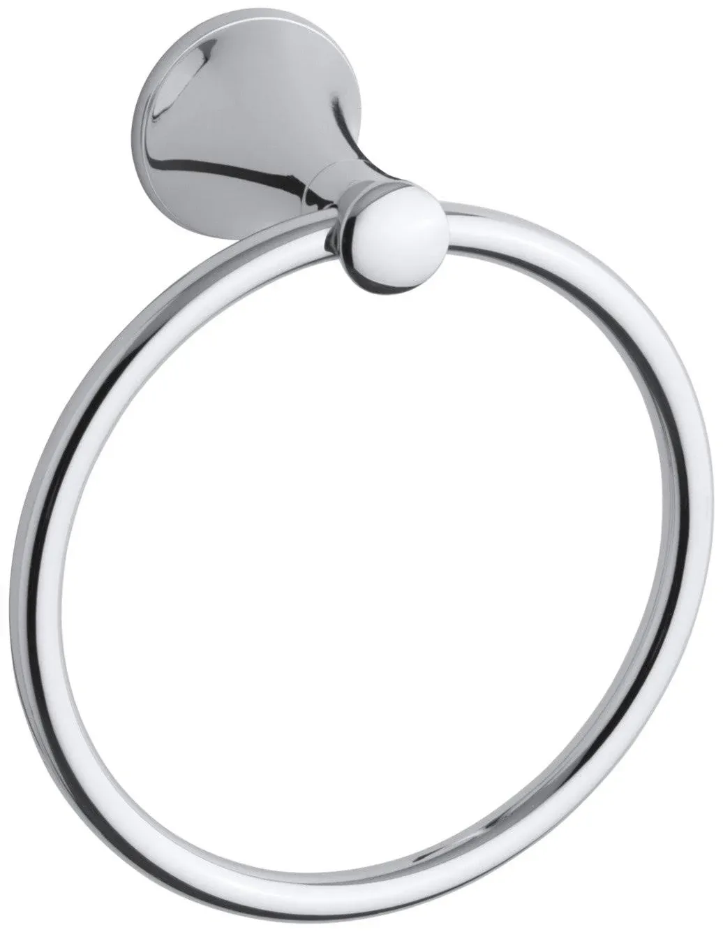 KOHLER K-13435-CP Coralais Towel Ring, Polished Chrome