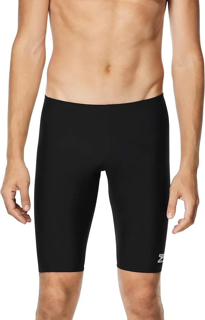 Speedo Men's Solid Endurance Jammer 30 Black