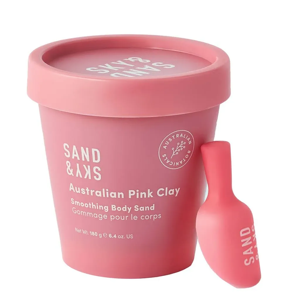 Sand & Sky Australian Pink Clay - Smoothing Body Sand