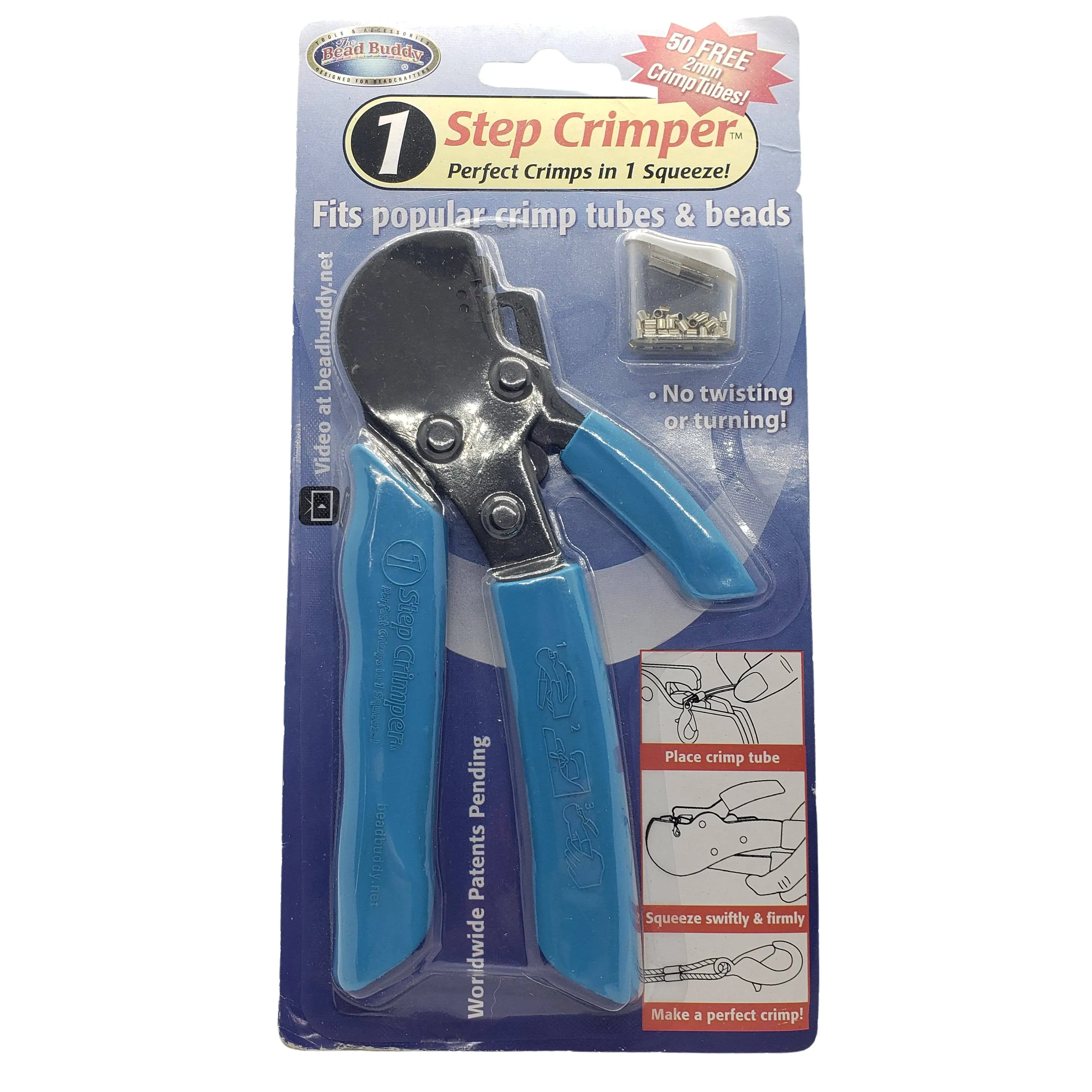 Bead Buddy 1 Step Crimper Jewelry Craft Bead Stringing Crimping Wire Tool