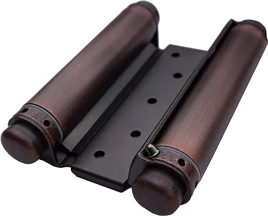 Cafe Door 5&#034; Spring Hinge in Exclusive Oil Rubbed Bronze Finish, Double Acting B