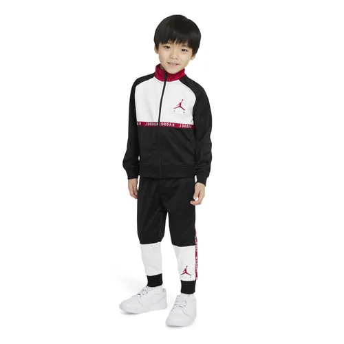 Kids' Boys  Jumpman Air Blocked Tricot Set In Black/black