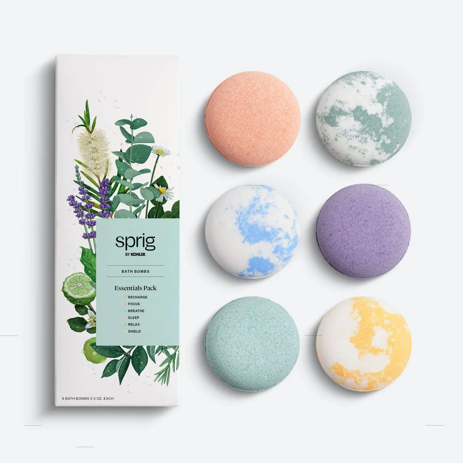 Kohler Sprig Bath Bomb Essentials Pack