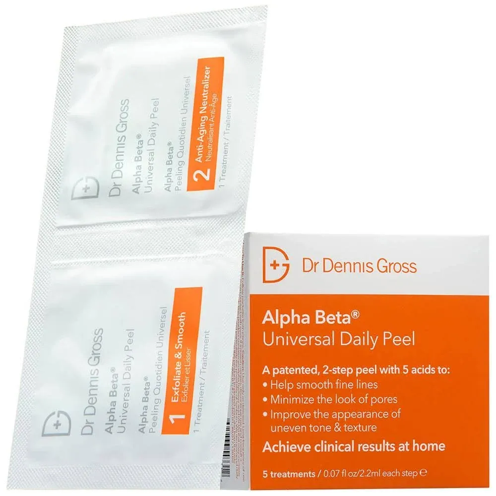 Dr Dennis Gross Skincare Alpha Beta Universal Daily Peel 5 Applications