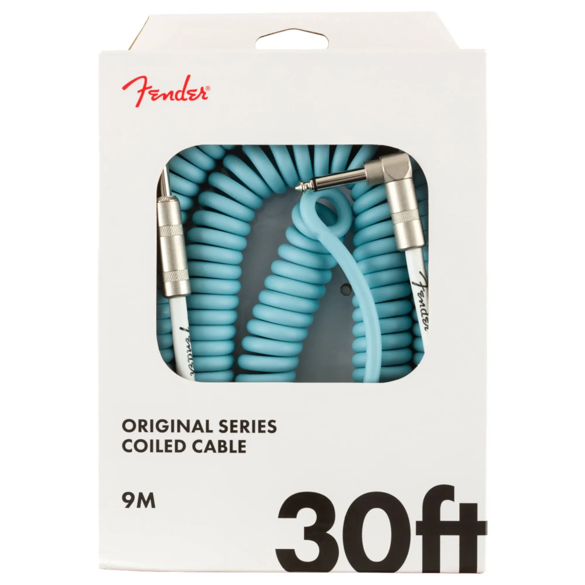 Fender Original Series Coil Cable 30' Daphne Blue