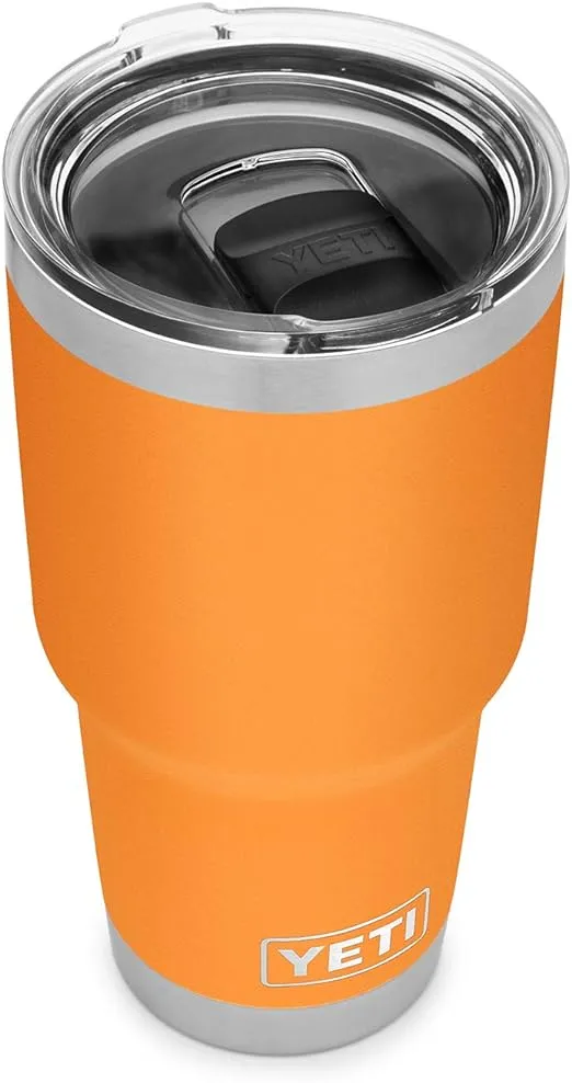 YETI Rambler 30 oz Tumbler, Stainless Steel, Vacuum Insulated with MagSlider Lid, King Crab 