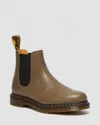 2976 Carrara Leather Chelsea Boots In Olive