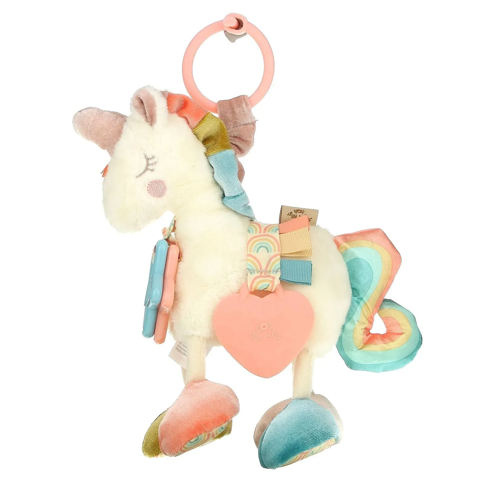 Itzy Ritzy: Unicorn Link & Love Activity Plush & Teether Toy