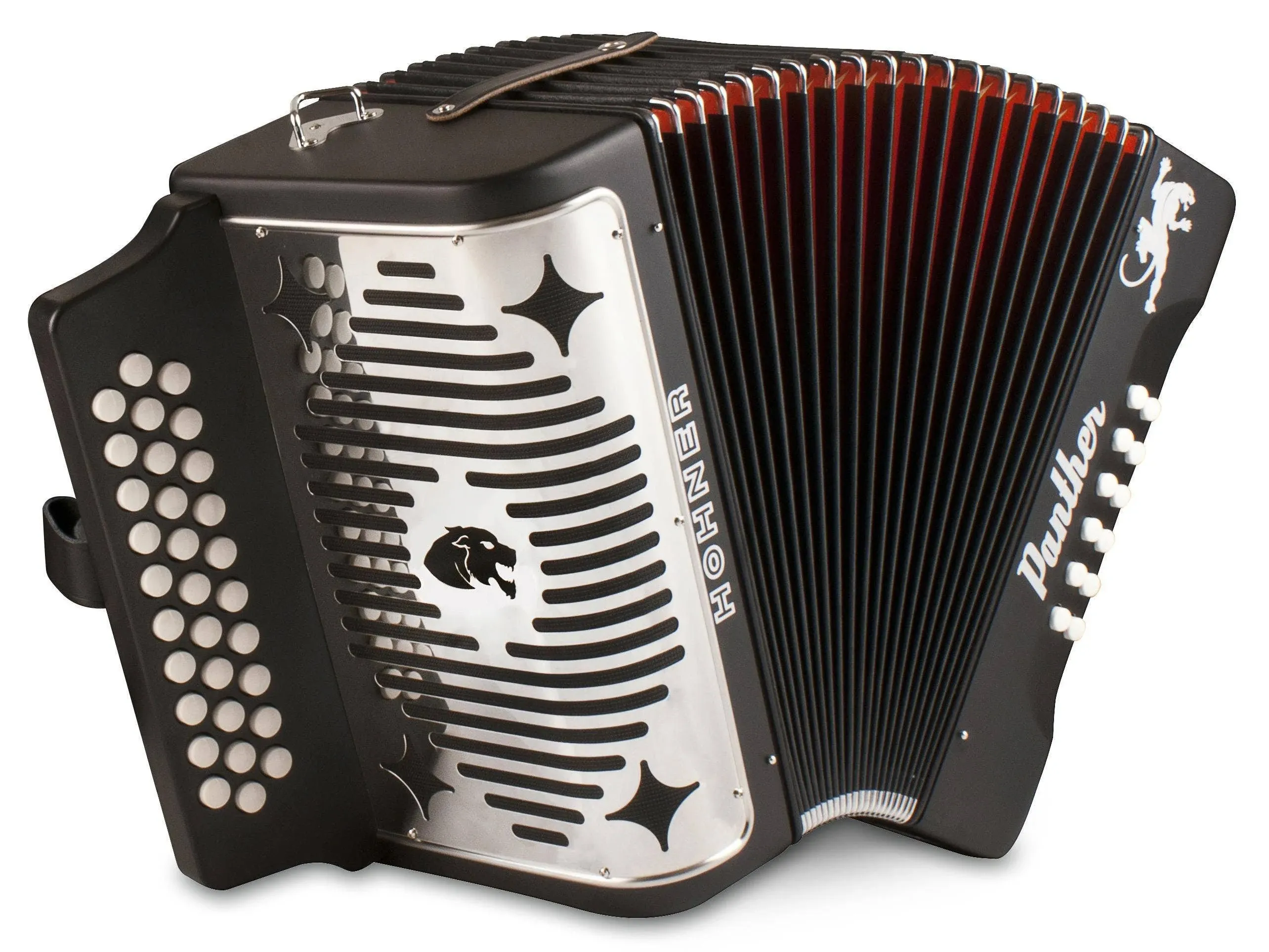 Hohner Panther 3100FB Diatonic Accordion, F-Bb-Eb