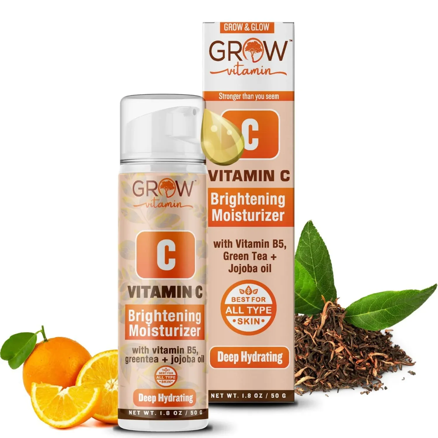 Vitamin C Brightening Moisturizer, 1.8 fl oz (60 ml)