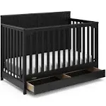 Graco - Hadley 5-in-1 Convertible Crib with Drawer - Black