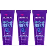 Aussie Instant Freeze Hair Gel with Jojoba Oil, 7 oz, 3 pack