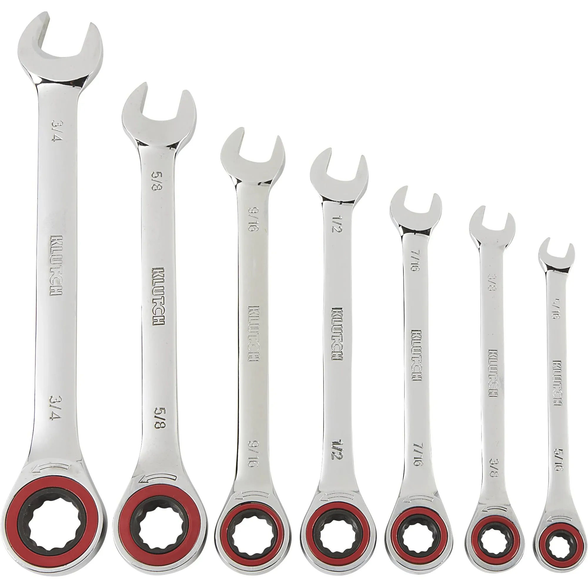 Zero Degree Gearless Ratcheting Wrench Set