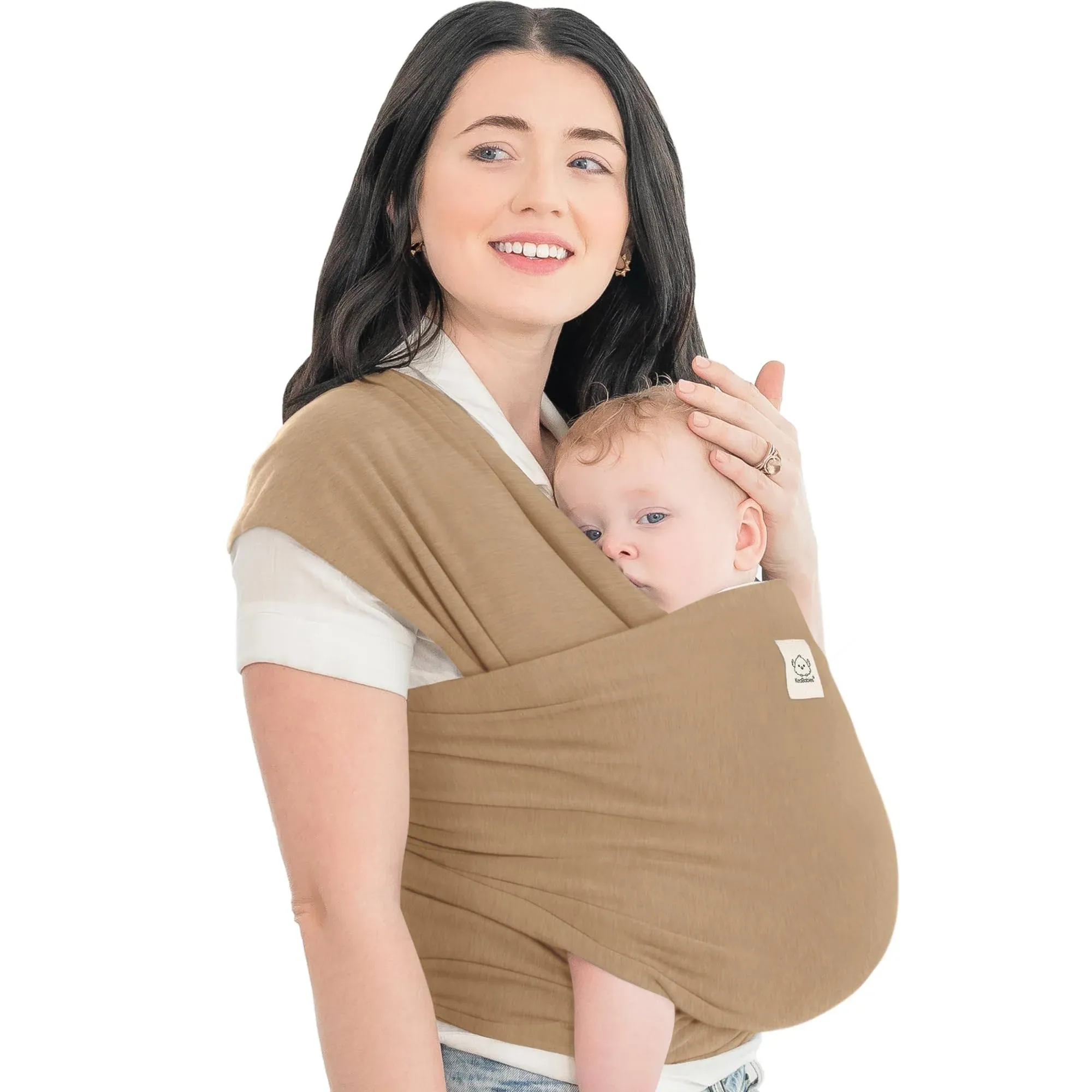 KeaBabies Baby Wrap Carrier - All in 1 Original Breathable Baby Sling, Lightweight,Hands Free Baby Carrier Sling, Baby Carrier Wrap, Baby Carriers for Newborn, Infant, Baby Wraps Carrier (Warm Hearth)KeaBabies Baby Wrap Carrier - All in 1 Original Breath