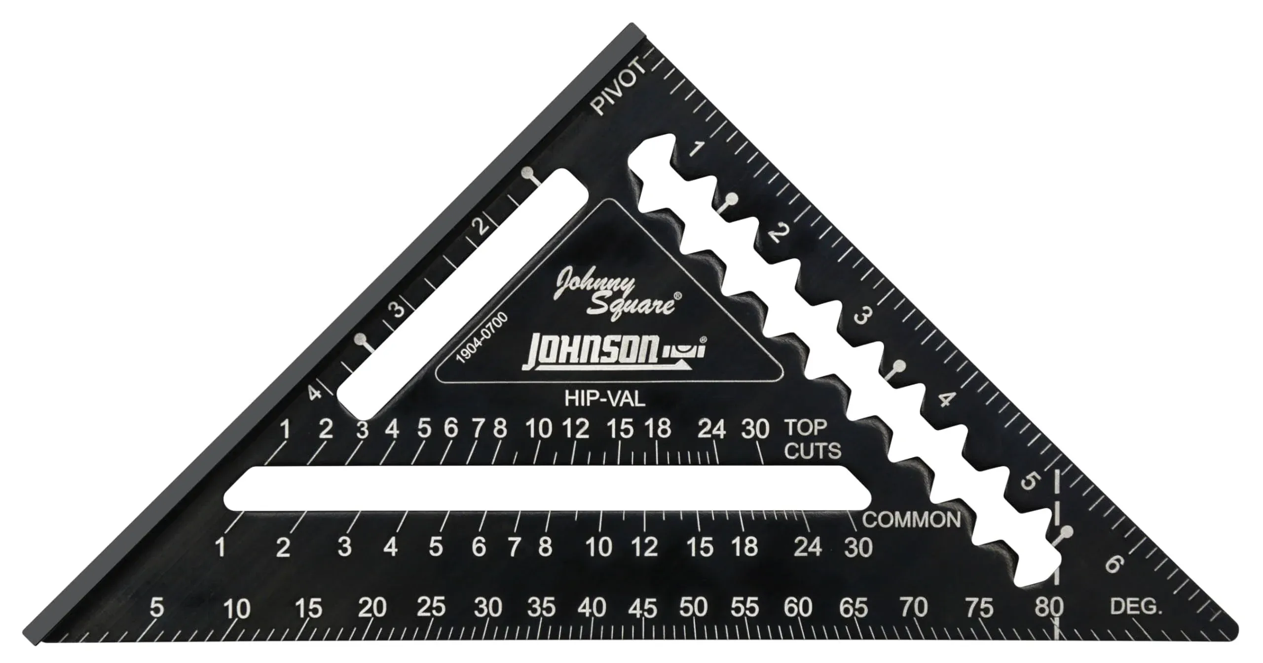 Johnson Level 1904-0700 Rafter Square, Aluminum, 7 in