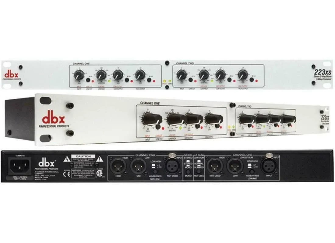 DBX 223XS Stereo 2 Way Stereo PA Crossover