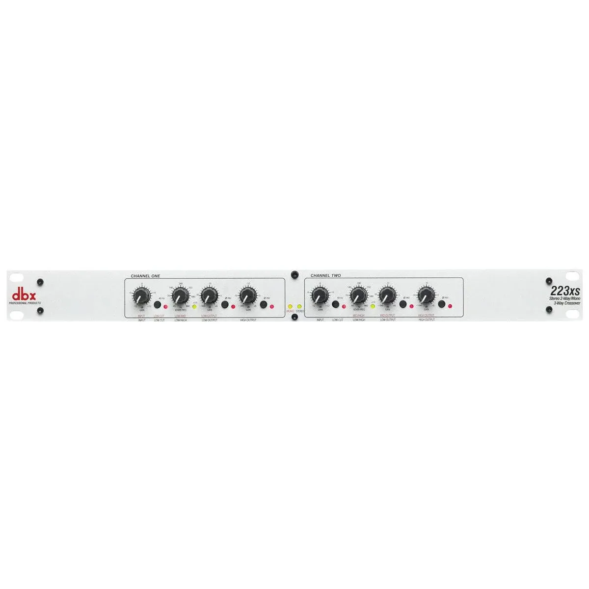 DBX 223XS Stereo 2-Way/Mono 3-Way Crossover with XLR Connectors