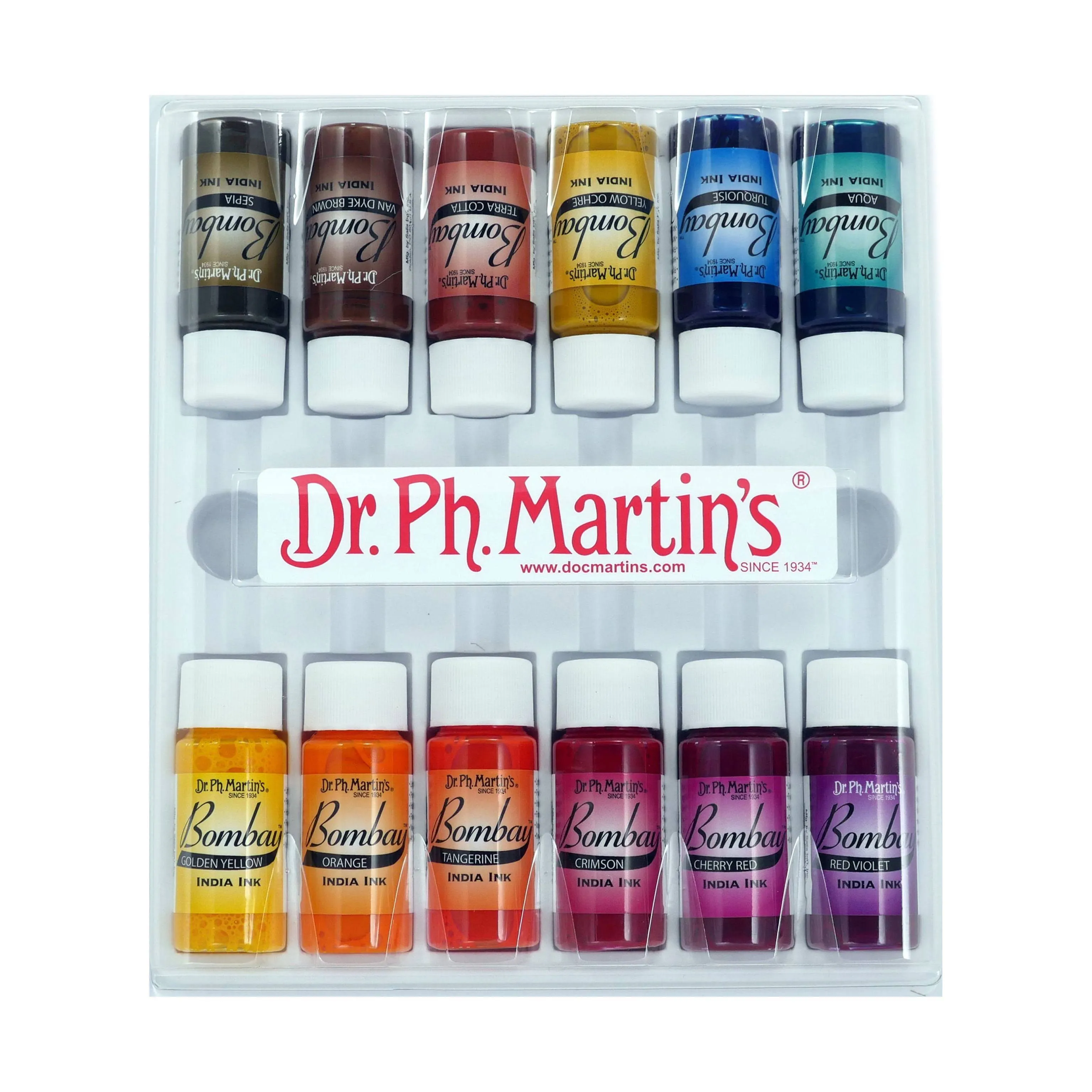 Dr. P.H. MARTIN'S Number 2 Bombay India Ink Set