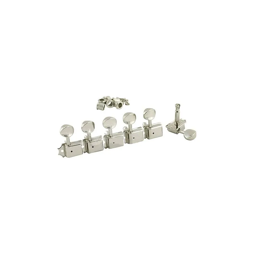 Kluson 6 In-Line Vintage Tuning Machines Nickel