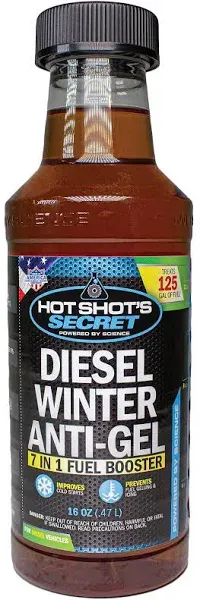 Hot Shots P403316Z 16 oz Diesel Winter Round Anti-Gel