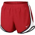 Nike Women's Dri-fit Tempo Track 3.5 Short (Sport Red/White/Black/Wolf Grey, Medium)