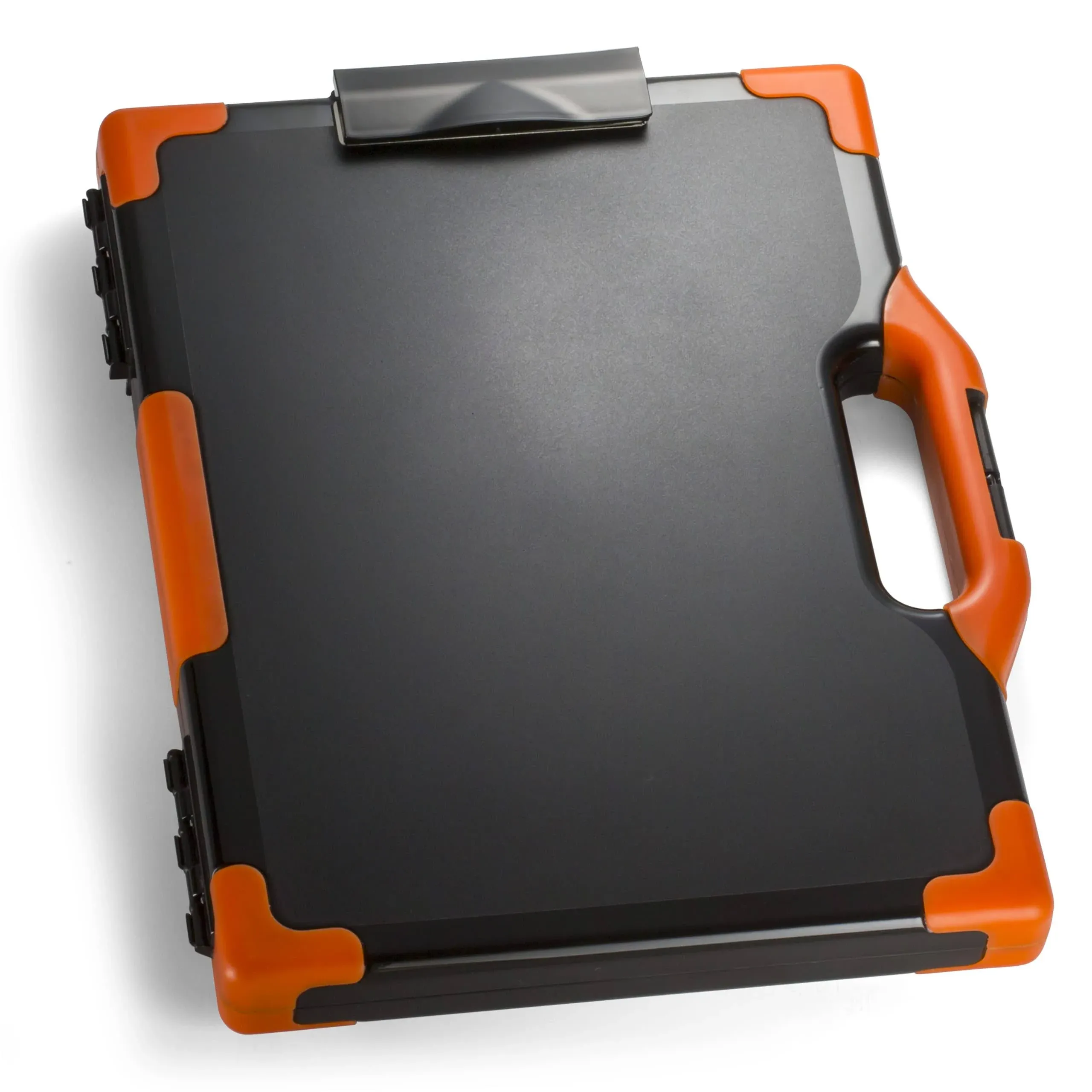 OIC Clipboard Storage Box, Black &amp; Orange, 1