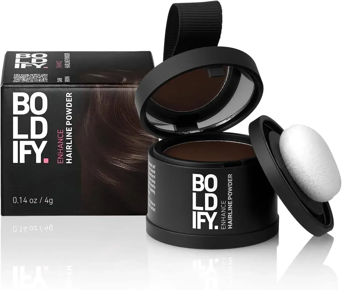 BOLDIFY Hairline Powder Instantly Conceals 400 G Pack Of 1 Dark Brown