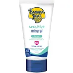 Banana Boat Simply Protect Sunscreen Lotion, Faces, Sensitive, UVA/UVB Broad Spectrum SPF 50+ - 3 fl oz