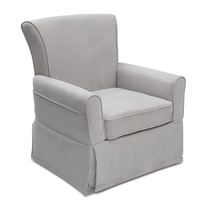 Delta Children Benbridge Glider Swivel Rocker Chair | Dove Grey