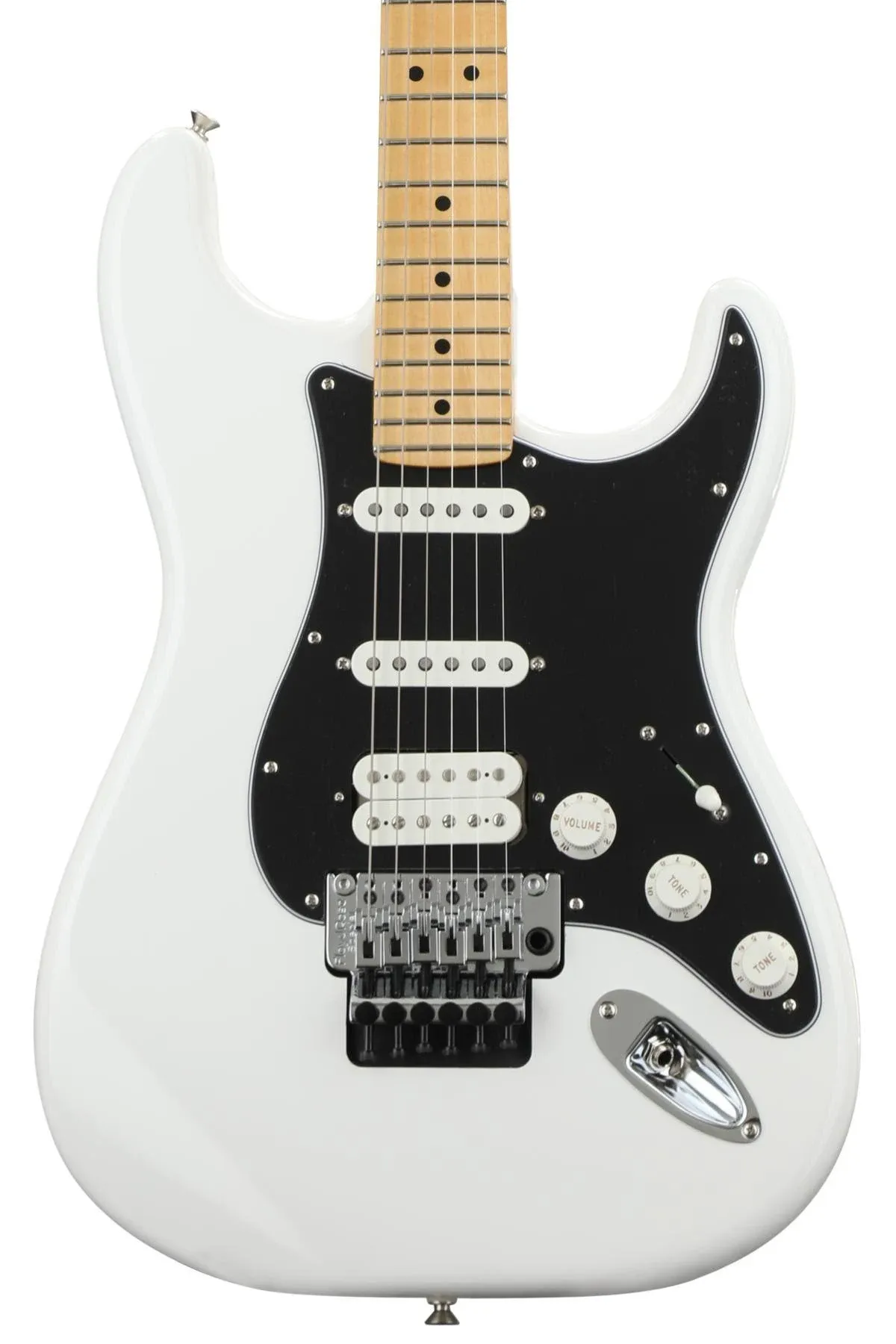 Fender Player Stratocaster HSS Floyd Rose Electric Guitar, Maple Fingerboard, Polar White