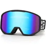 EXP Vision Ski Goggles Snowboard for Men Women, OTG Anti Fog UV Protection Snow Goggles