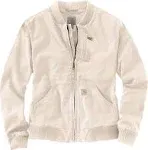 Carhartt Women's Crawford Bomber Jacket, Large, Natural