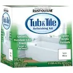 Rust-Oleum 385279 Tub And Tile Refinishing 2-Part Kit, Satin White, 32 Fl Oz