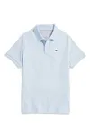 Shop Vineyard Vines Little Boy's & Boy's Edgartown Pique Polo In Jake Blue