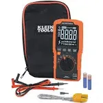 Slim Digital Multimeter, TRMS Auto-Ranging, 600-Volt, Temp