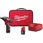 Milwaukee 2401-22 M12 Cordless Screwdriver Kit