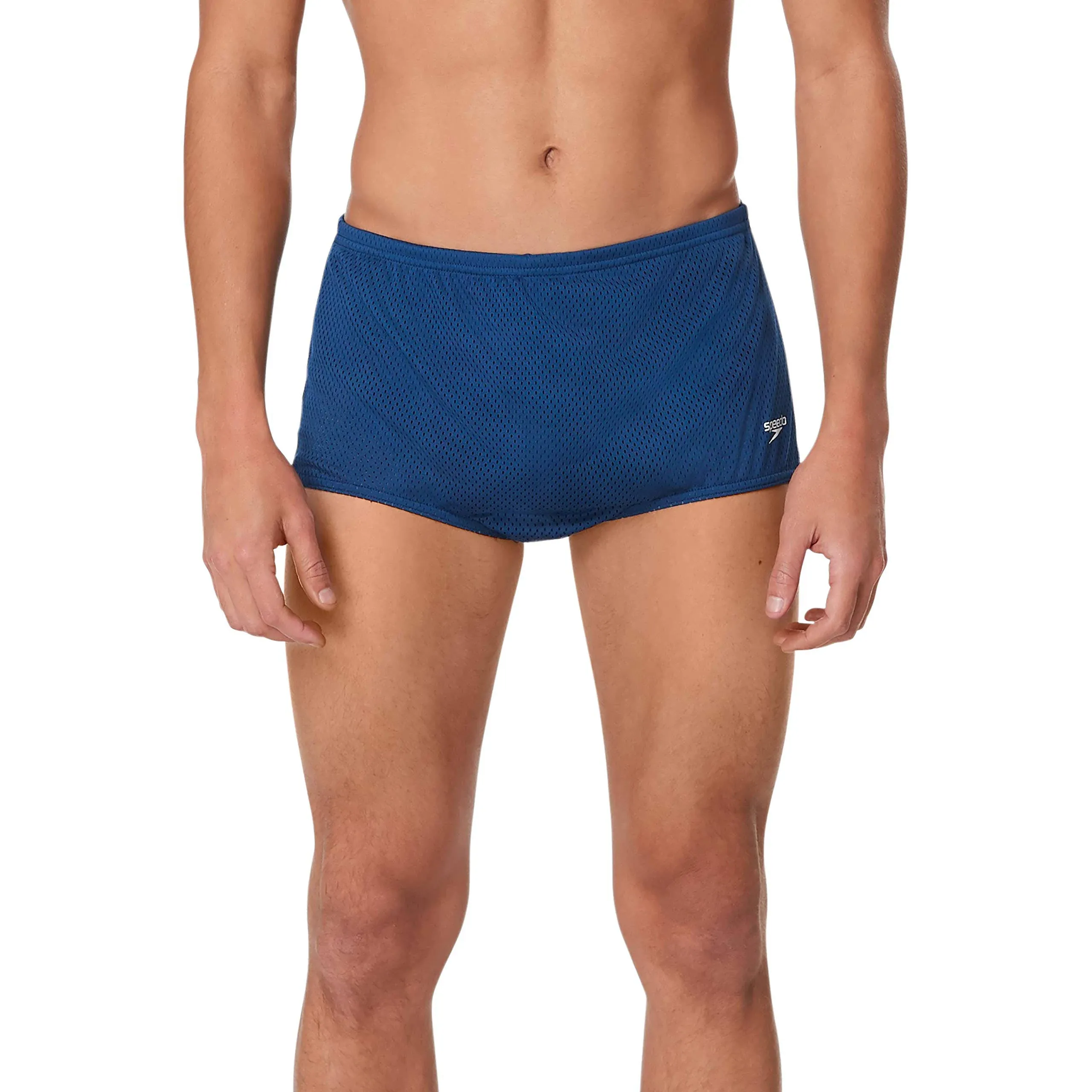 Speedo Men's Swimsuit Square Leg Poly Mesh Training Suit