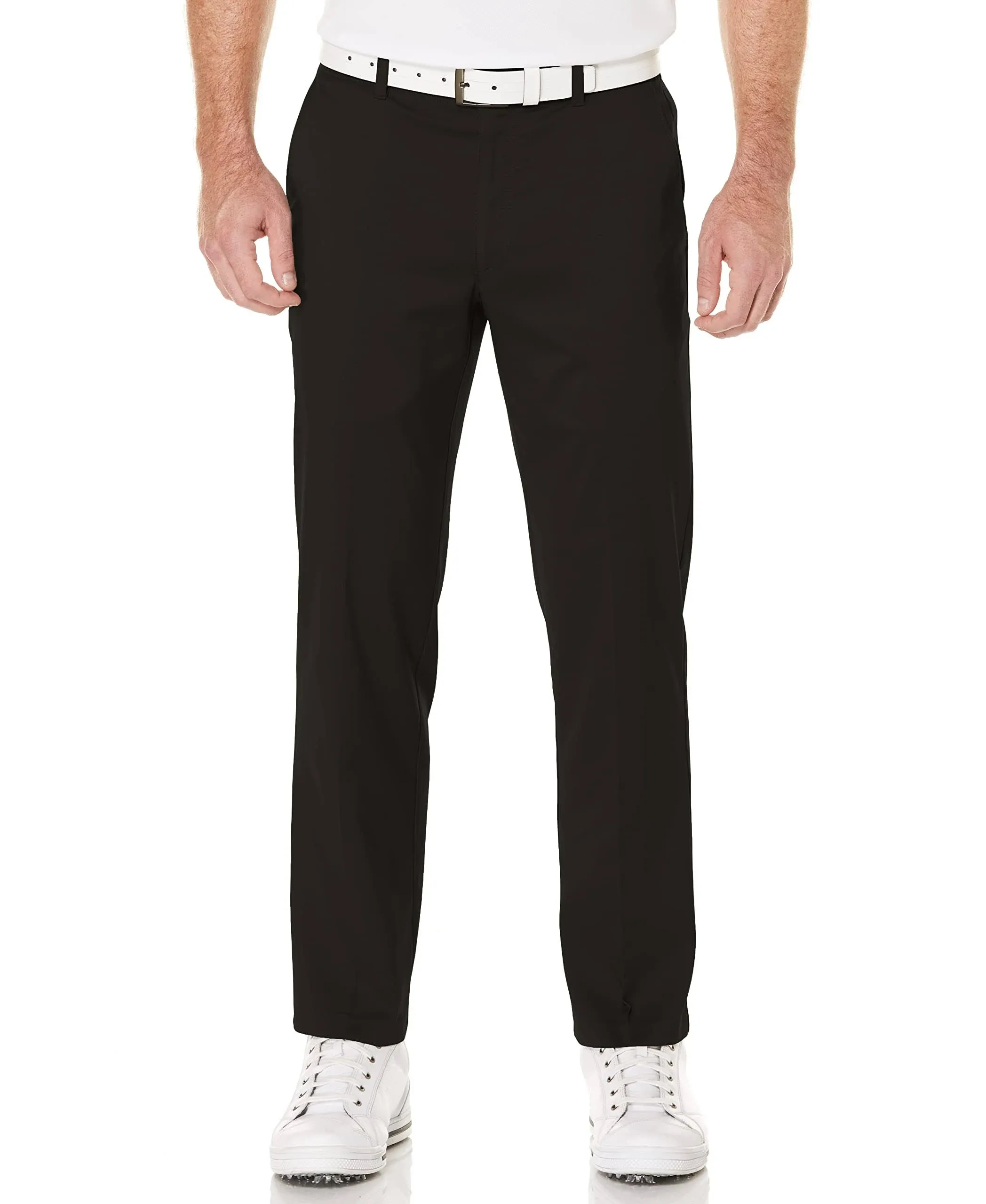 Pga Tour Men's Flat Front Active Waistband Golf Pant