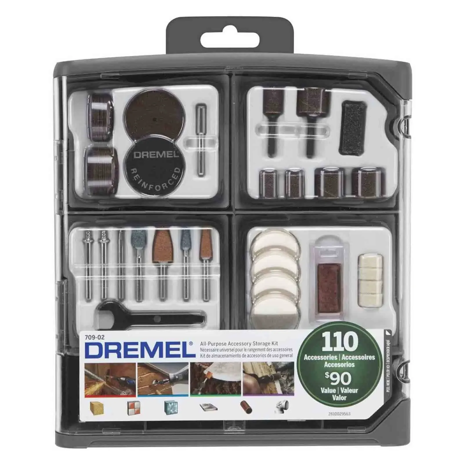 Dremel 110 Piece Accessory Kit 709-02