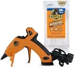 Gorilla Dual Temp Mini Hot Glue Gun Kit with 30 Hot Glue Sticks