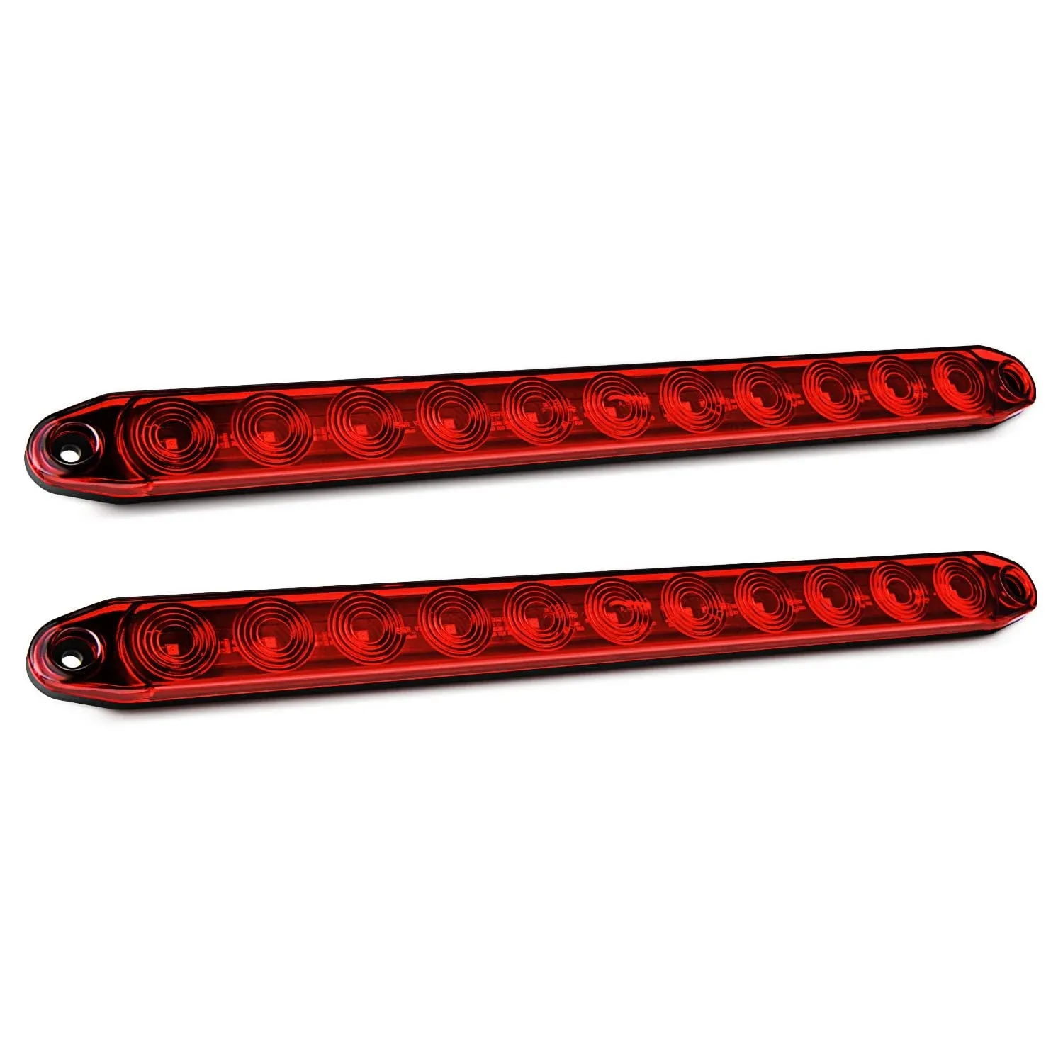 Nilight 16Inch 11 LED Red Trailer Light Bar